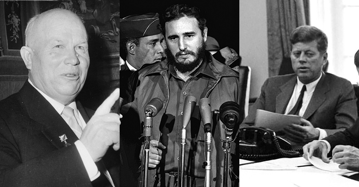 Cuban Missile Crisis: Nikita Khrushchev, Che Guevara & John F. Kennedy