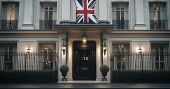 Exterior of 10 Downing Street in the United Kingdon