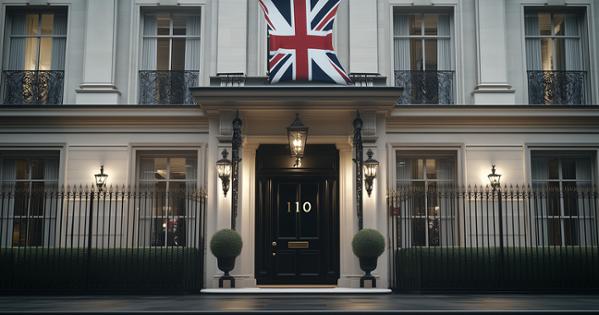 Exterior of 10 Downing Street in the United Kingdon