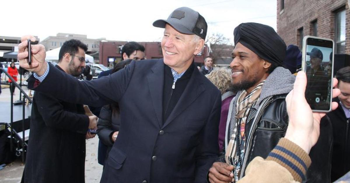 joe biden-rally attendee