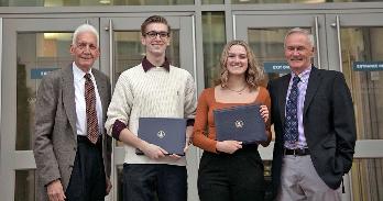 From left: Thomas Groom, Skye Witley, Clare Mulroy, Rodger Streitmatter.*