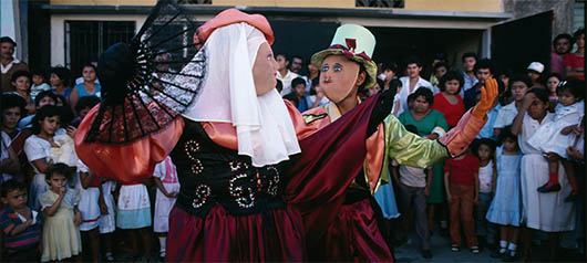 Masked dancers
