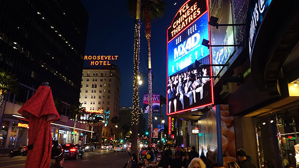 Grauman’s Chinese Theater on Hollywood Boulevard.