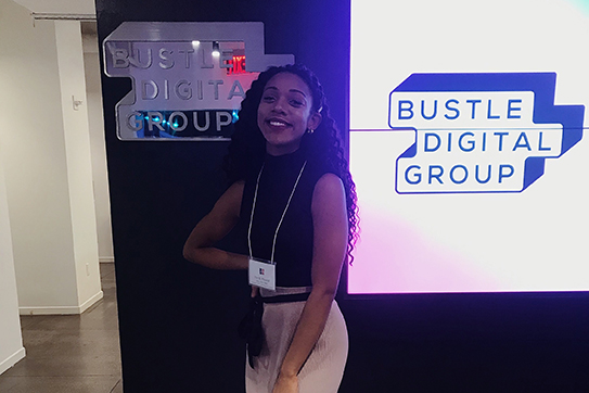 Tori Powell at Bustle Digital Group in New York City