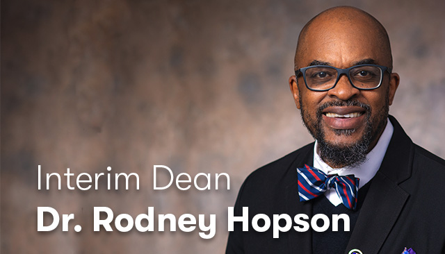 Interim Dean Dr. Rodney Hopson