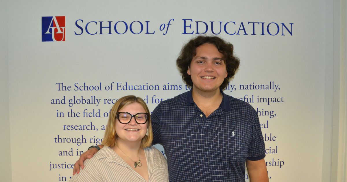 SOE's New Student Government Leaders School of Education American