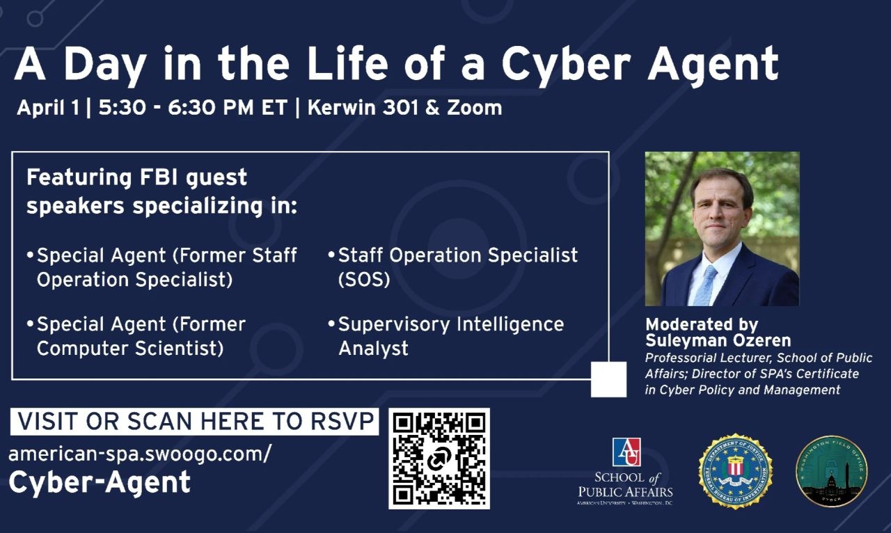 A Day in the Life of a Cyber Agent flyer