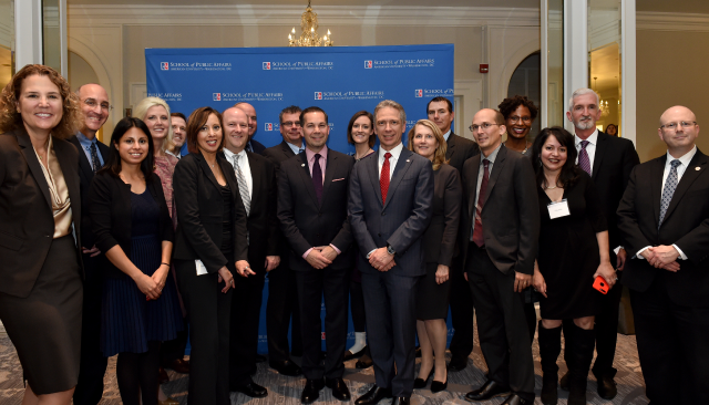 2018 Roger Jones Awardees and their entourages.