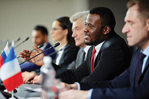 Panel speaking