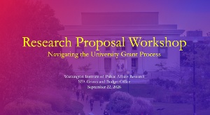 Research Proposal Workshop