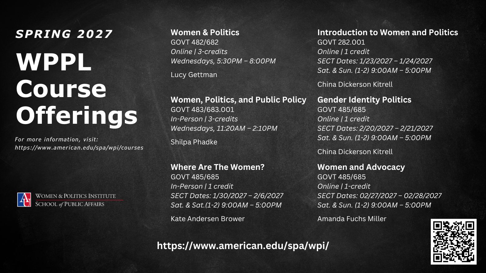 wpi spring 2027 courses