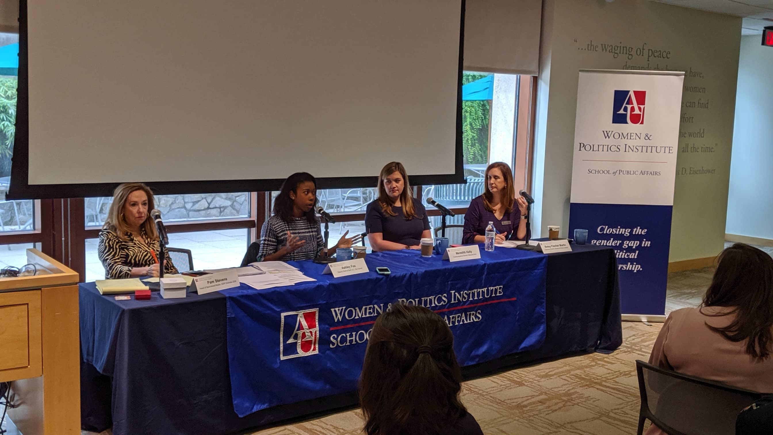 Pam Stevens, Ashley Fox, Meredith Kelly, and Betsy Fischer Martin