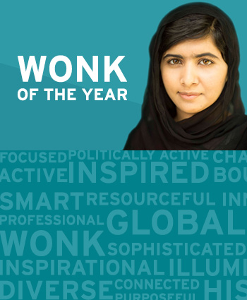 Malala is the Wonk of the year for 2017