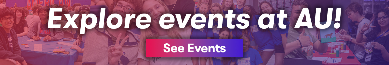 Explore events at AU!