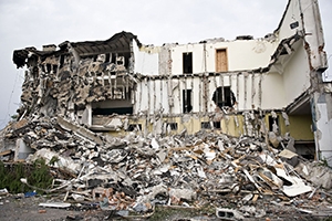 Destroyed Building