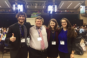 SPA undergraduates attend the prestigious NCUR conference in Asheville, North Carolina.