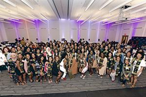 attendees at the third annual black graduation