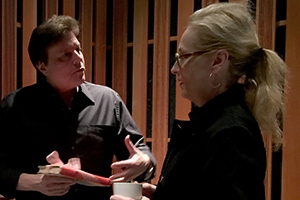 Adam Friedman with Meryl Streep