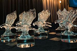 Crystal Eagle trophies