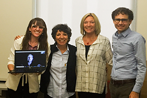 Samantha Dols with professors