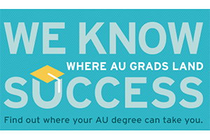 WE KNOW SUCCESS: Where AU Grads Land