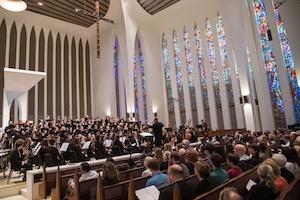 Halevi: A Choral Symphony, performers at the National Presbyterian Church