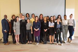 Group shot of global health competitions winners