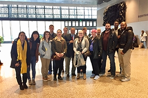 Producing the Historical Documentary students with NMAAHC Director Lonnie Bunch.