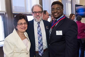 Left to right: Terry Sutherland, Doug Sutherland, and Devontae Torriente.