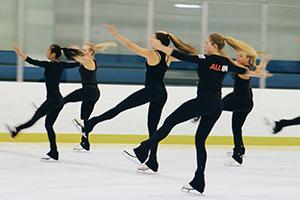 Synchronized Ice Skaters