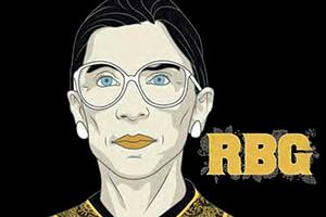 Ruth Bader Ginsburg event flyer