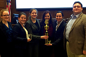 AU Mock Trial Regionals Team A 2015