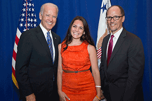 SOC Taylor Prochnow with Joe Biden