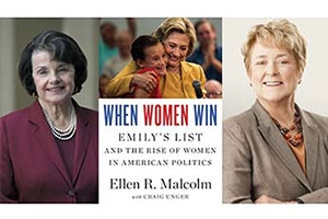 Sen. Dianne Feinstein and EMILY’s List founder Ellen Malcolm