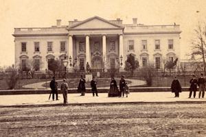 North Grounds of the White House, circa 1860s.
