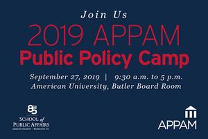 2019 APPAM Public Policy Camp
