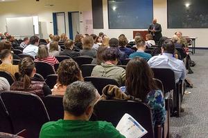 Federal Employees attend workshop in Kerwin Hall