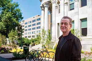 Bill Gentile standing in front of Mckinley Building.