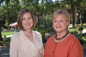 Amanda Girth and Professor Jocelyn Johnston