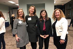 Betsy Fischer Martin, Elizabeth Suhay, Rep. Haley Stevens, Vicky Wilkins