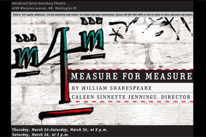 Measure for Measure poster.