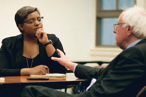 Jordan-Marie Smith interviews Senator Bernie Sanders