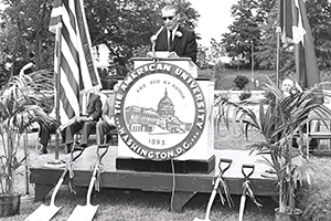 Abraham Kay speaks at the Kay Center’s groundbreaking