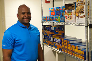 Tony Hollinger, Director of Student Engagement &; Diversity Initiatives for the Office of Campus Life in The Market.