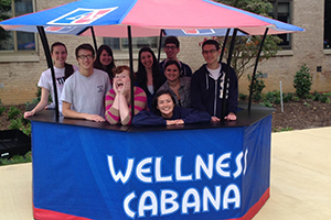The Wellness Cabana student crew The Wellness Cabana student crew