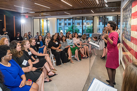 Rep. Lauren Underwood at WeLead Graduation Ceremony