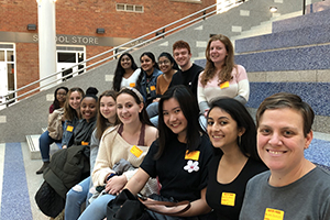 smiling students