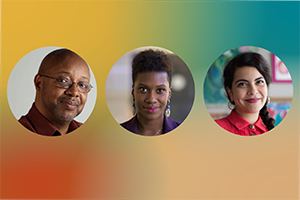 Leonard Pitts, Jr., Sasha-Ann Simons, Malaka Gharib.