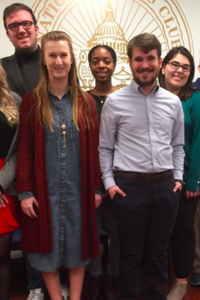 Washington Semester students at National Press Club in Washington, DC