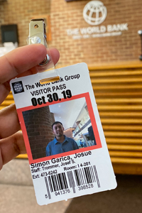 World Bank visitor pass